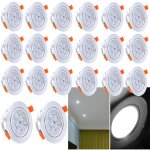 Tolletour spots encastrable led pour plafond orientables 3w 85mm pour plafond salon chambre bureau cuisine ...