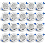 Tolletour spots encastrable pour plafond led orientables 3w 80mm plafond salle de bain cuisine biblioth�que ...