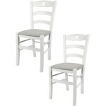 Tommychairs - set 2 chaises cuore pour cuisine, bar et salle à manger, robuste structure en bois de hêtre ... Tommychairs - set 2 chaises cuore pour cuisine, bar et salle à manger, robuste structure en bois de hêtre ...