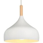 Lustre suspension rtro 24cm suspension luminaire moderne style scandinave forme de goutte plafonnier ...
