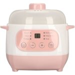 Mijoteuse, 200w 1l petite mijoteuse avec pot intrieur en cramique temprature et dure rglables mini ...