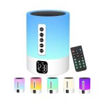 Réveil enceinte bluetooth lampe de chevet avec machine à bruit blanc, multifonctionnelle bruit blanc ... Réveil enceinte bluetooth lampe de chevet avec machine à bruit blanc, multifonctionnelle bruit blanc ...