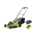 Ryobi - tondeuse - 36v maxpower brushless - coupe 46cm - 1 batterie 5. 0ah - 1 chargeur - rlm36x46h50pg ...