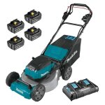 Makita - tondeuse auto - tracte dlm532pt4 36v (2x18v) li - ion (4x5, 0ah)