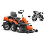 Tondeuse autoportée husqvarna r 214c avec moteur essence 413cc 11. 3hp 413cc 94cm flatbed Tondeuse autoportée husqvarna r 214c avec moteur essence 413cc 11. 3hp 413cc 94cm flatbed