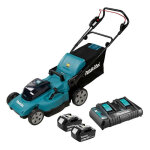 Makita dlm480pt2 tondeuse � gazon sans fil 2x18v / 2x 5, 0 ah batterie + chargeur