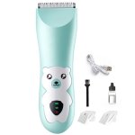 Tondeuse � cheveux pour b�b� ultra silencieuse, coupe pr�cise, sans fil, rechargeable, �tanche, motif ...