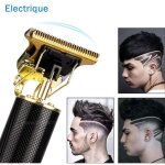 Tondeuse cheveux professionnelle hommes enfants famille animaux rasoir electriques barbe sans fil noir ...