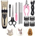 Tondeuse de chien chat avec poil long epais professionnel silencieux tondeuse rechargeable electrique ...