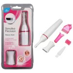 Tondeuse électrique pour poils de nez 4 en 1 pour femme, de debuns Tondeuse électrique pour poils de nez 4 en 1 pour femme, de debuns
