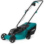 Tondeuse gazon 1300w vonroc largeur de coupe 32cm - bac ramassage 30l inclus - interrupteur de scurit, ...
