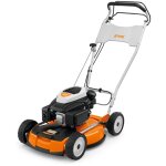 Tondeuse  gazon  essence stihl rm4rtp 173cc 53 cm coupe mulching traction 1 vitesse
