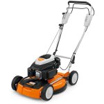 Tondeuse à gazon à essence stihl rm4rv 149cc 53cm mulching traction avec variateur Tondeuse à gazon à essence stihl rm4rv 149cc 53cm mulching traction avec variateur