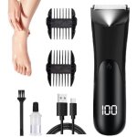 Tondeuse pour homme, fa�onne barbe pr�cision, tondeuse capillaire intime pour homme avec affichage digital ...