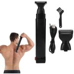 Tondeuse poils dos hommes rechargeable usb, rasoir r�glable dos