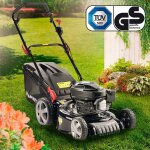 Tondeuse thermique 46cm 4. 7cv 170cc 60 l 3en1 - multifonction, recommand�e pour les surfaces de gazon ...