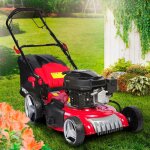 Tondeuse thermique autotract�e 46 cm 170cc 2800trs / min, moteur de marque 4 temps, 60 l, r�glage central ...