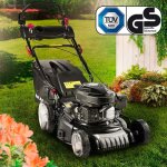 Tondeuse thermique autotract�e 46cm 4, 7cv 170cc 60l speed 4 en 1 vitesse d'entra�nement triple r�glable ...