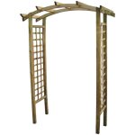 Tonnelle double en bois de pin impre'gne' cm180x70x220h tonnelle pour jardin exte'rieur Tonnelle double en bois de pin impre'gne' cm180x70x220h tonnelle pour jardin exte'rieur