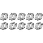 Tonysa 10 pi�ces de colliers de serrage � deux oreilles en fer galvanis� 5 � 23 mm pour tube de tuyau ...