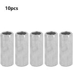 Tonysa 10 pi�ces m8 longue tige �crou hex hexagonal manchon entretoise attaches filet�es (m828)
