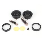 Tonysa 12v dc 120w car en haut de confrencier audio, tweeters noirs, utilisation professionnelle pour ...