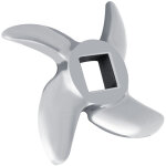 Tonysa 1pcs accessoires d'accessoires de remplacement de couteau � lame de viande en acier inoxydable ...