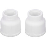 Tonysa 2 pi�ces de coupelles de soudage tig, coupelles de torche de soudage en c�ramique blanche, kit ...