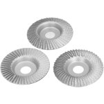 Tonysa 3 pi�ces 100mm disques de sculpture plat biseaut� arc meuleuse d'angle ensemble de roues pour ...