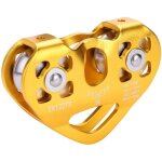 30 kn escalade double axis double poulie tyrolienne chariot de cble en forme de c?ur ensemble poulie ...