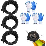 Tonysa 3pcs affte - foret en plastique, mche de 1 / 16  1 / 2, compatible avec l'accessoire d'afftage ...