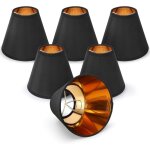 Tonysa lot de 6 petits abat - jours � pince, 7 cm x 15 cm x 12 cm. abat - jours chandeliers pour lampes ...