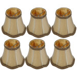 Tonysa 6 pi�ces d'abat - jour en tissu pour lampe de table, accessoires pour lustre mural e14