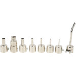 Tonysa 8 pcs incurv�s de chaleur de chaleur buses de pistolet kit
