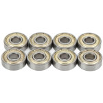 Tonysa 8 roulements � billes 608zz abec 11 en acier au carbone �tanches pour skateboards, patins � roulettes ...