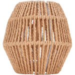Tonysa abat - jour en corde de papier compatible avec la base e27 e14, abat - jour tiss� d�coratif pour ...