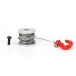Accessoires de voiture tlcommands 25t servo treuil rouleau argent rouge alliage d'aluminium tlcommande ...