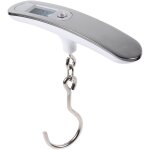 Tonysa balance � bagages num�rique de haute pr�cision, poids suspendu de voyage, affichage lcd, crochet ...