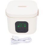 Tonysa bo�te � lunch �lectrique sans fil 25 w bo�te � lunch chauffante 500 ml r�cipient en acier inoxydable ...