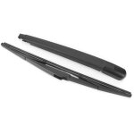 Tonysa bras d'essuie - glace arri�re de pare - brise de voiture avec jeu de lames de remplacement noir ...