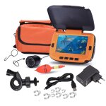 Tonysa - camera sous marine peche, moniteur 4. 3 pouces appareil photo fish finder camra tanche cble ...