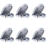 Tonysa charni�res � bascule pliantes en alliage de zinc, 6 pi�ces, raccords de quincaillerie pour meubles ...