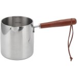 Tonysa chauffe - beurre en acier inoxydable de 450ml, mini pot � caf� et � lait, petite casserole avec ...