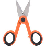 Tonysa ciseaux d'�lectricien robuste en acier inoxydable, poign�e ergonomique, coupe - c�ble � fiber ...