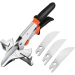 Tonysa ciseaux � onglets multi - angles, ciseaux � onglets r�glables de 22, 5 � 45 degr�s, outils de ...