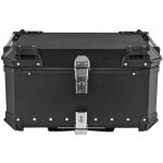 Tonysa coffre arri�re de moto en alliage d'aluminium 65l, coffre �tanche � d�gagement rapide, doublure ...