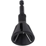 Tonysa couteau � chanfreiner � trois tranchants en acier au tungst�ne de 5 � 25 mm (1 / 5  - 1 ), grattoir ...