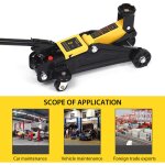 Tonysa cric hydraulique horizontal, cric hydraulique manuel horizontal pour rparation automobile et ...