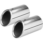 Tonysa embout d'�chappement, tuyau d'�chappement, 1 paire d'�chappements en acier inoxydable pour audi ...