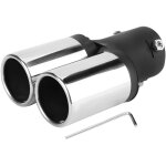 Tonysa embouts d'�chappement de voiture robustes et durables, haute efficacit�, double tuyau, queue de ...